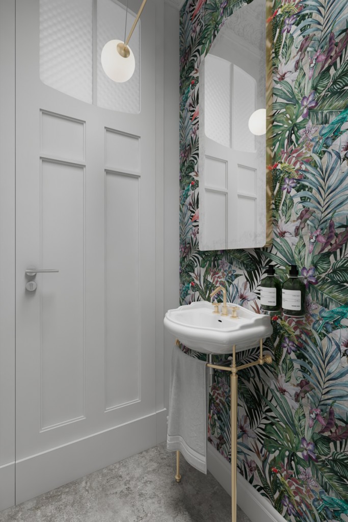 łazienka parter - tapeta 1 1